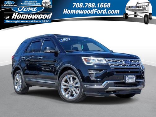 SHADOW BLACK 2018 Ford Explorer Limited