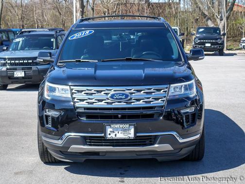 SHADOW BLACK 2018 Ford Explorer Limited