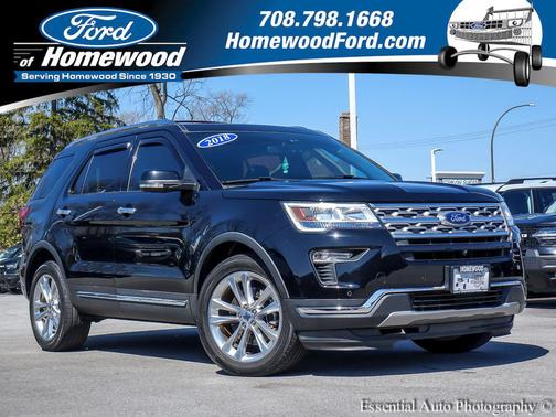 SHADOW BLACK 2018 Ford Explorer Limited