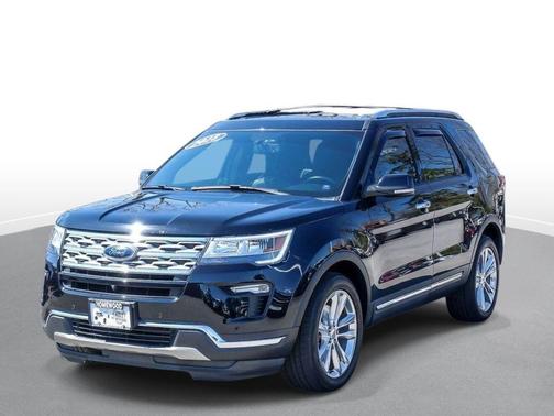 SHADOW BLACK 2018 Ford Explorer Limited