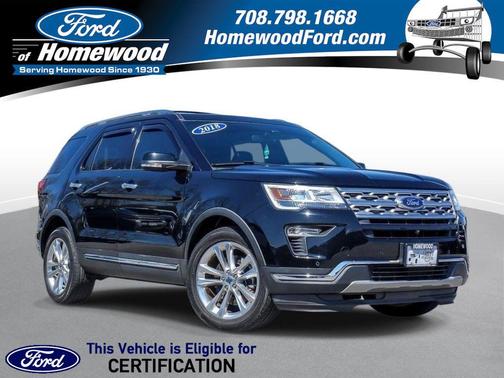 SHADOW BLACK 2018 Ford Explorer Limited