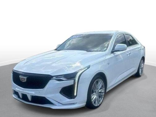 Summit White 2021 Cadillac CT4 Premium Luxury