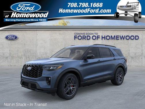 Vapor Blue Metallic 2026 Ford Explorer ST-Line