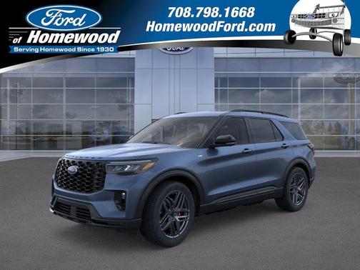Vapor Blue Metallic 2026 Ford Explorer ST-Line