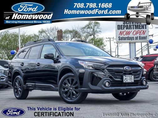 Crystal Black Silica 2025 Subaru Outback Onyx Edition