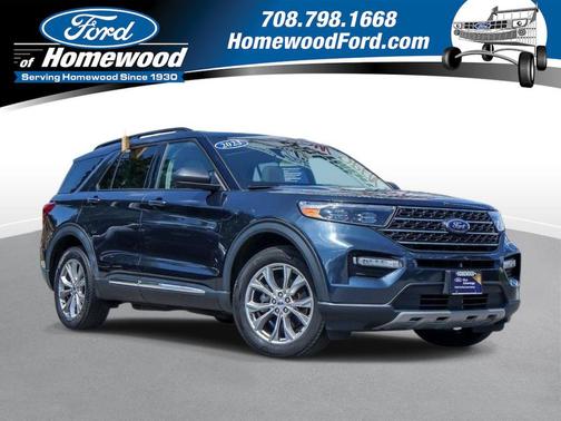 Stone Blue Metallic 2023 Ford Explorer XLT