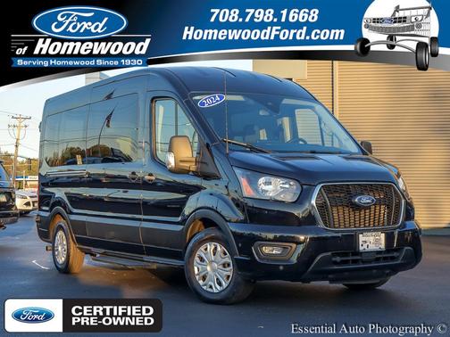 Black Metallic 2024 Ford Transit-350 XLT