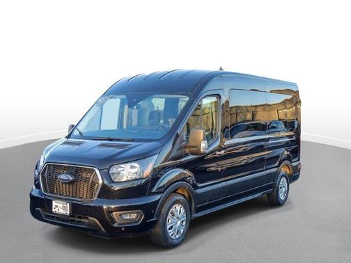 Black Metallic 2024 Ford Transit-350 XLT
