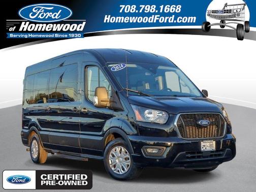 Black Metallic 2024 Ford Transit-350 XLT
