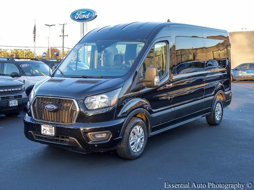 Black Metallic 2024 Ford Transit-350 XLT