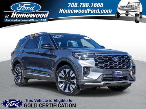 CARBONIZED GRAY METALLIC 2025 Ford Explorer Platinum