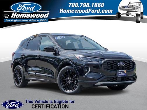 Agate Black Metallic 2023 Ford Escape ST-Line Elite