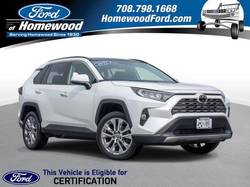 Blizzard Pearl 2021 Toyota RAV4 Limited