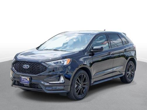 Agate Black Metallic 2022 Ford Edge ST Line