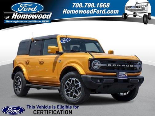 CYBER ORANGE MET TRI-COAT 2022 Ford Bronco Outer Banks