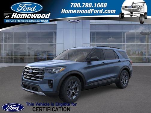 Vapor Blue Metallic 2026 Ford Explorer Active w/200A Pkg