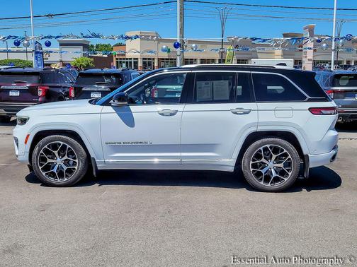 Bright White Clearcoat 2022 Jeep Grand Cherokee Summit