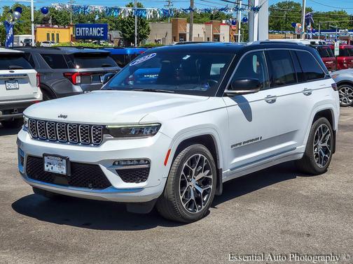 Bright White Clearcoat 2022 Jeep Grand Cherokee Summit