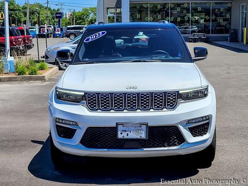 Bright White Clearcoat 2022 Jeep Grand Cherokee Summit