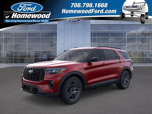 RAPID RED MET TINTED CC 2026 Ford Explorer ST-Line
