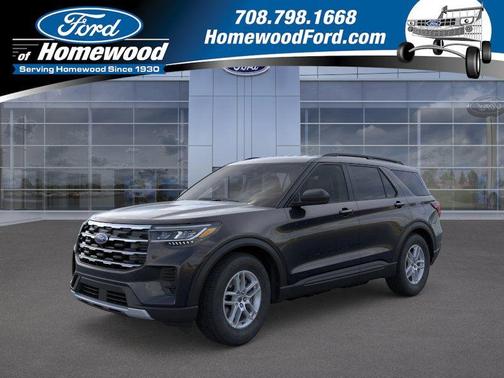 Agate Black Metallic 2026 Ford Explorer Active