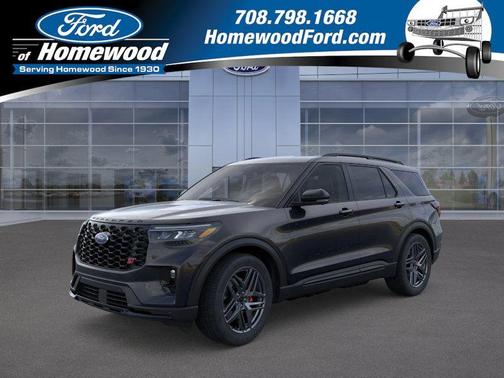 Agate Black Metallic 2026 Ford Explorer ST