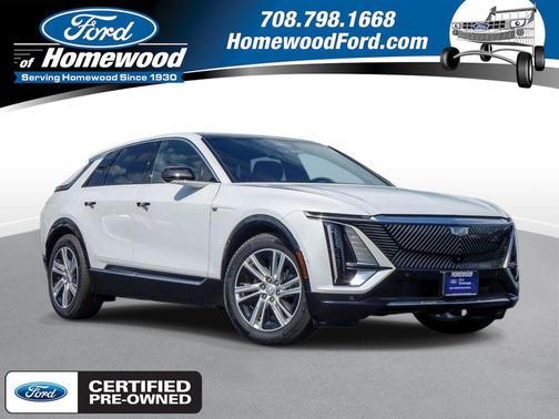 Crystal White Tricoat 2024 Cadillac LYRIQ Tech