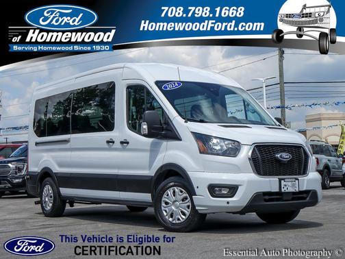 Oxford White 2024 Ford Transit-350 XLT