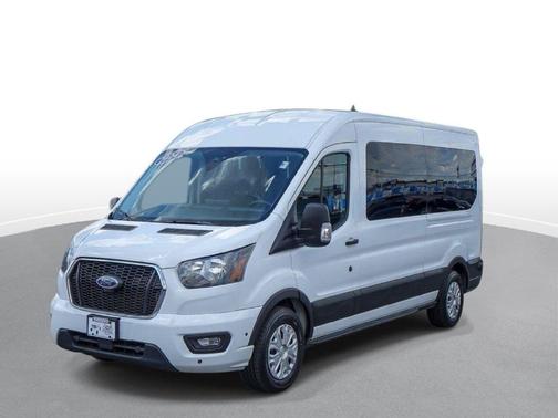Oxford White 2024 Ford Transit-350 XLT