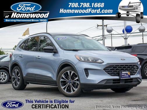 ICED BLUE SILVER METALLIC 2022 Ford Escape SE