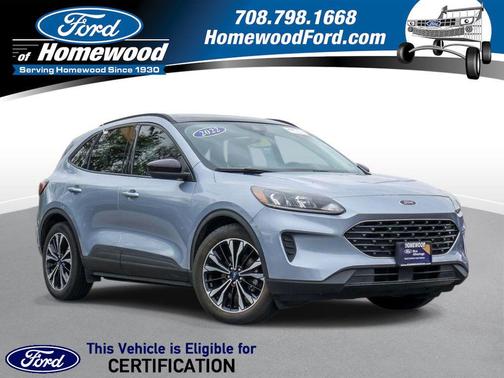 ICED BLUE SILVER METALLIC 2022 Ford Escape SE