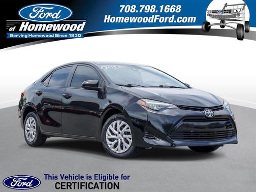 Black Sand Pearl 2018 Toyota Corolla LE