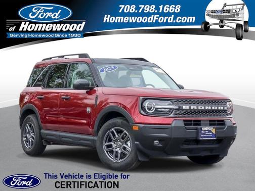 RUBY RED METALLIC TC 2025 Ford Bronco Sport Big Bend