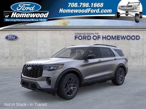 Carbonized Gray Metallic 2026 Ford Explorer ST-Line
