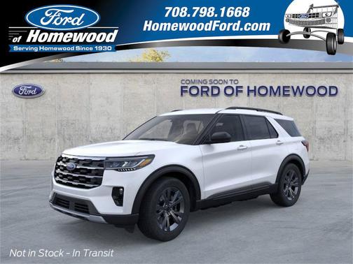 STAR WHITE MET TRI-COAT 2026 Ford Explorer Active w/200A Pkg