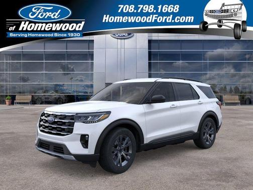 STAR WHITE MET TRI-COAT 2026 Ford Explorer Active w/200A Pkg