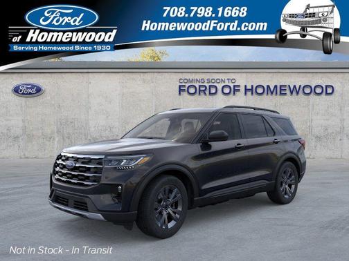AGATE BLACK METALLIC 2026 Ford Explorer Active