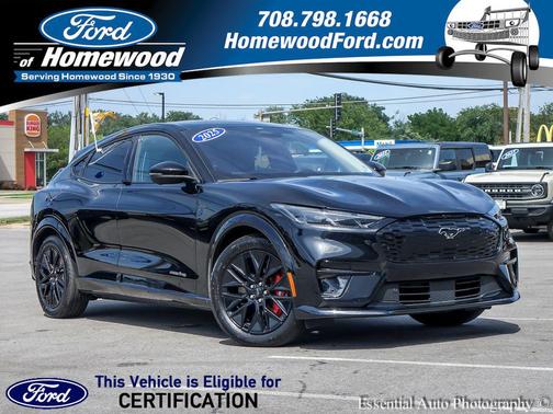 Shadow Black 2025 Ford Mustang Mach-E Premium