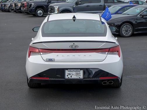 Lunar White 2023 Hyundai ELANTRA N Line