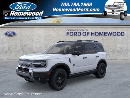 Space White Metallic 2026 Ford Bronco Sport Badlands