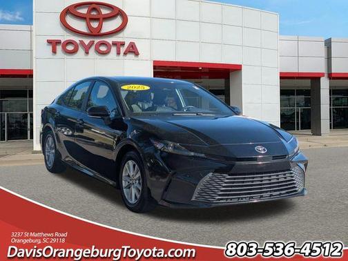 Midnight Black Metallic 2025 Toyota Camry LE