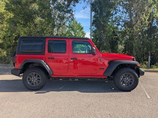 Firecracker Red Clearcoat 2025 Jeep Wrangler Sport S