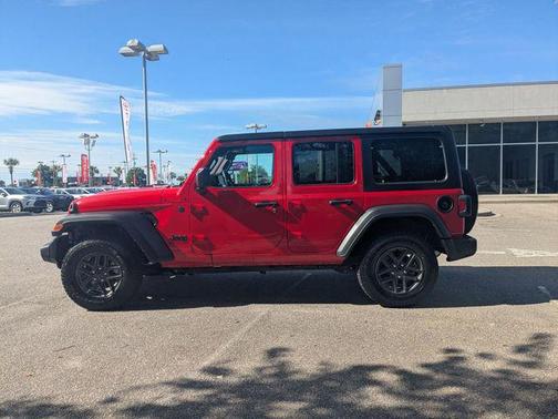 Firecracker Red Clearcoat 2025 Jeep Wrangler Sport S