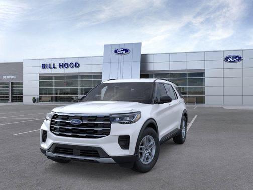 Star White Metallic Tri-Coat 2026 Ford Explorer Active