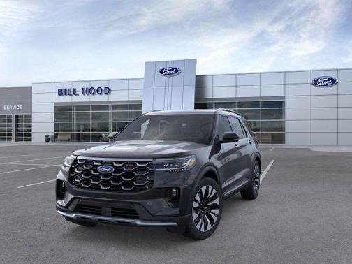 Agate Black Metallic 2026 Ford Explorer Platinum