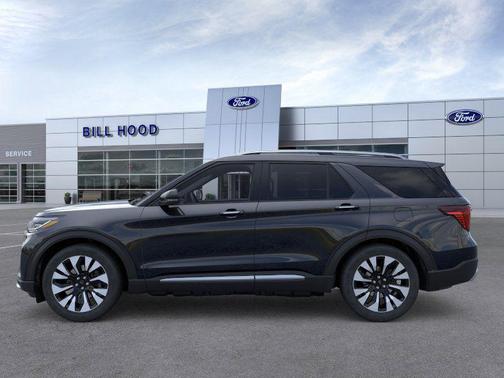 Agate Black Metallic 2026 Ford Explorer Platinum