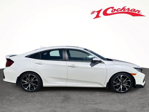 Platinum White Pearl 2019 Honda Civic Si Base