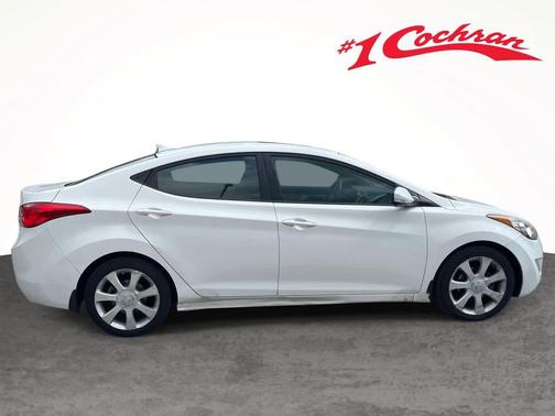 Shimmering White 2013 Hyundai ELANTRA Limited