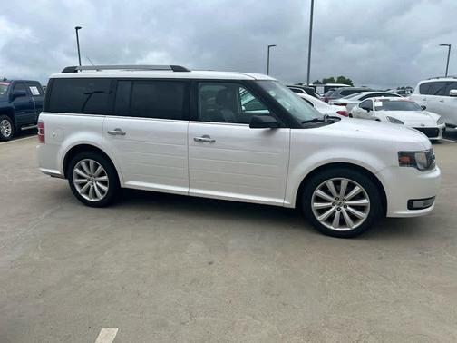 White Platinum Metallic Tri-Coat 2019 Ford Flex SEL
