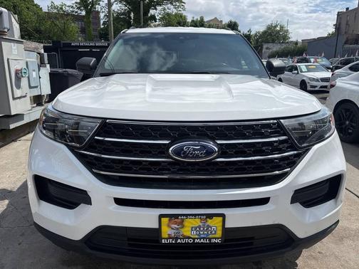Star White Metallic Tri-Coat 2020 Ford Explorer XLT